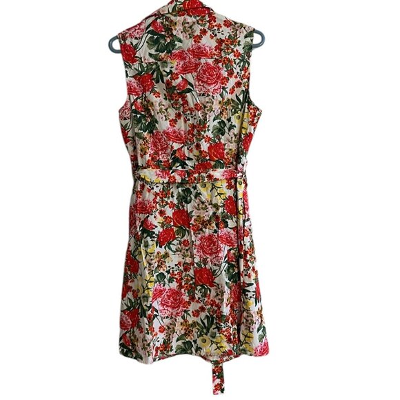 CHLOE+RENE GIRL DRESS WITH FLOWER COLOR RED SIZE M NEW WITH NO TAG - Picture 2 of 7